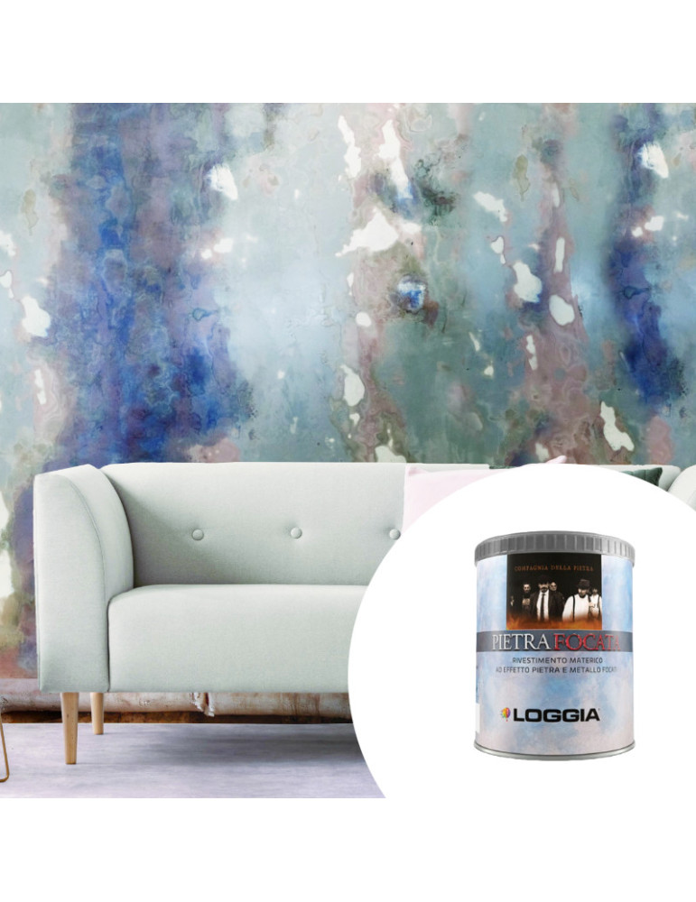 Pietra Focata - Pietra Madre | Revêtement Métallisé pour Finitions Brillantes et Nobles
