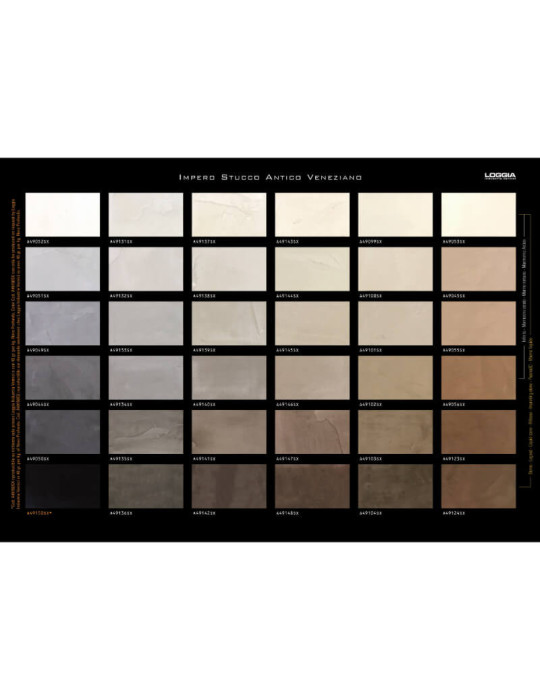 Kleurenwaaier Impero - Stucco Antico
