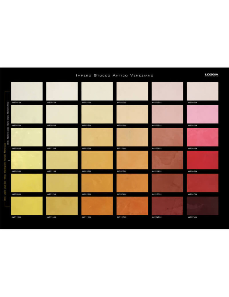 Kleurenwaaier Impero - Stucco Antico