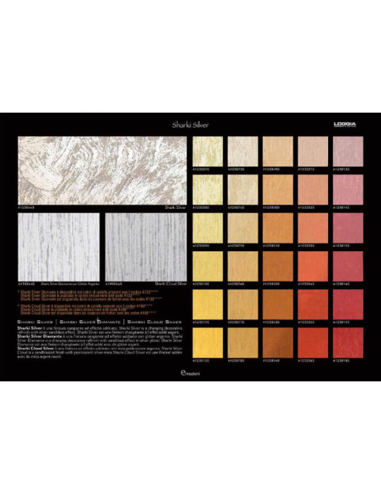 Nuancier Sharki - Peinture sablée