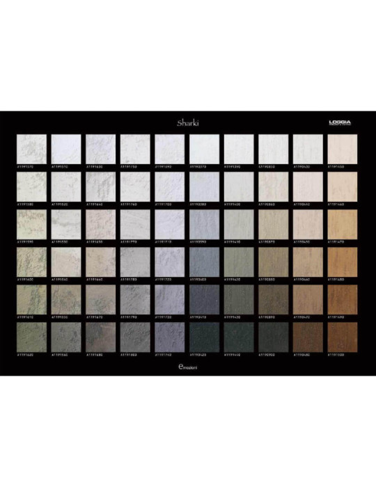 Nuancier Sharki - Peinture sablée