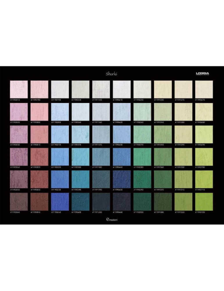 Nuancier Sharki - Peinture sablée